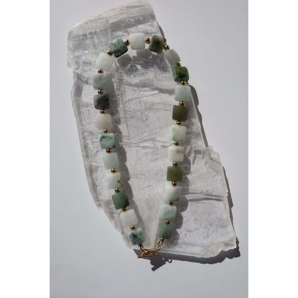 Everra – Nephrite Jade Necklace – 22"